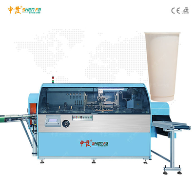 75pcs/ελάχιστη αυτόματη μηχανή εκτύπωσης οθόνης για το πλαστικό φλυτζάνι διάθεσης καφέ